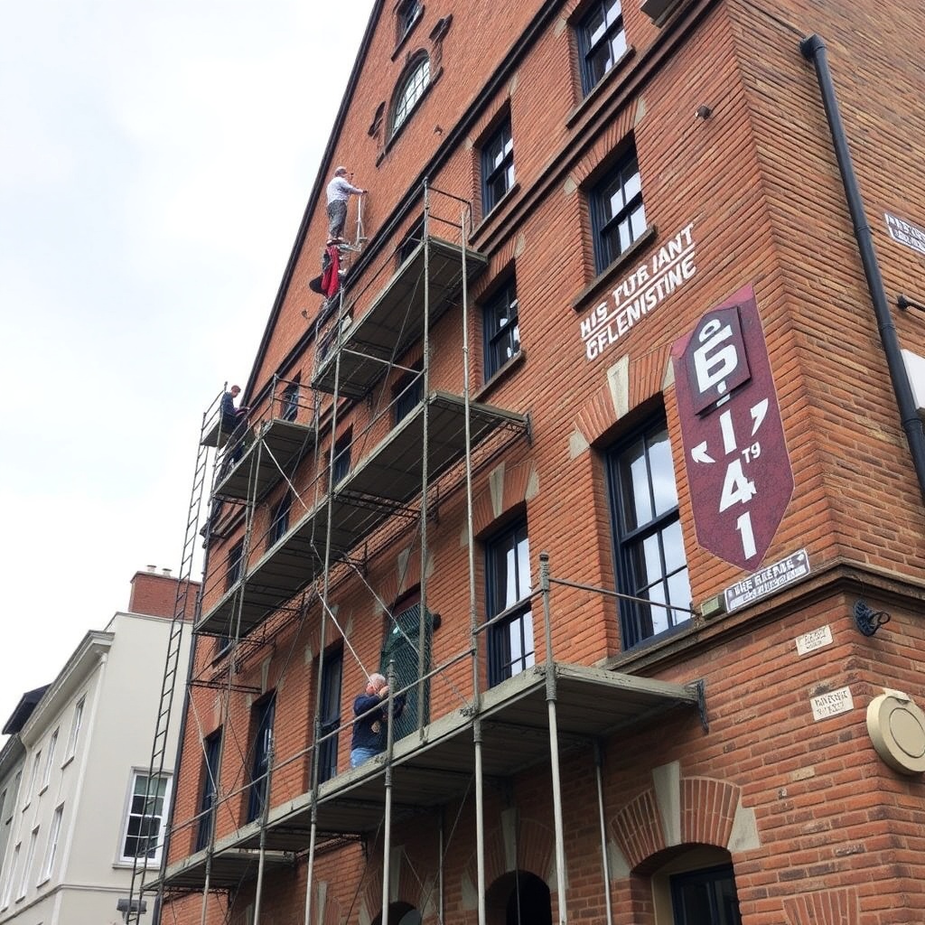 Restoration of a historic masonry building